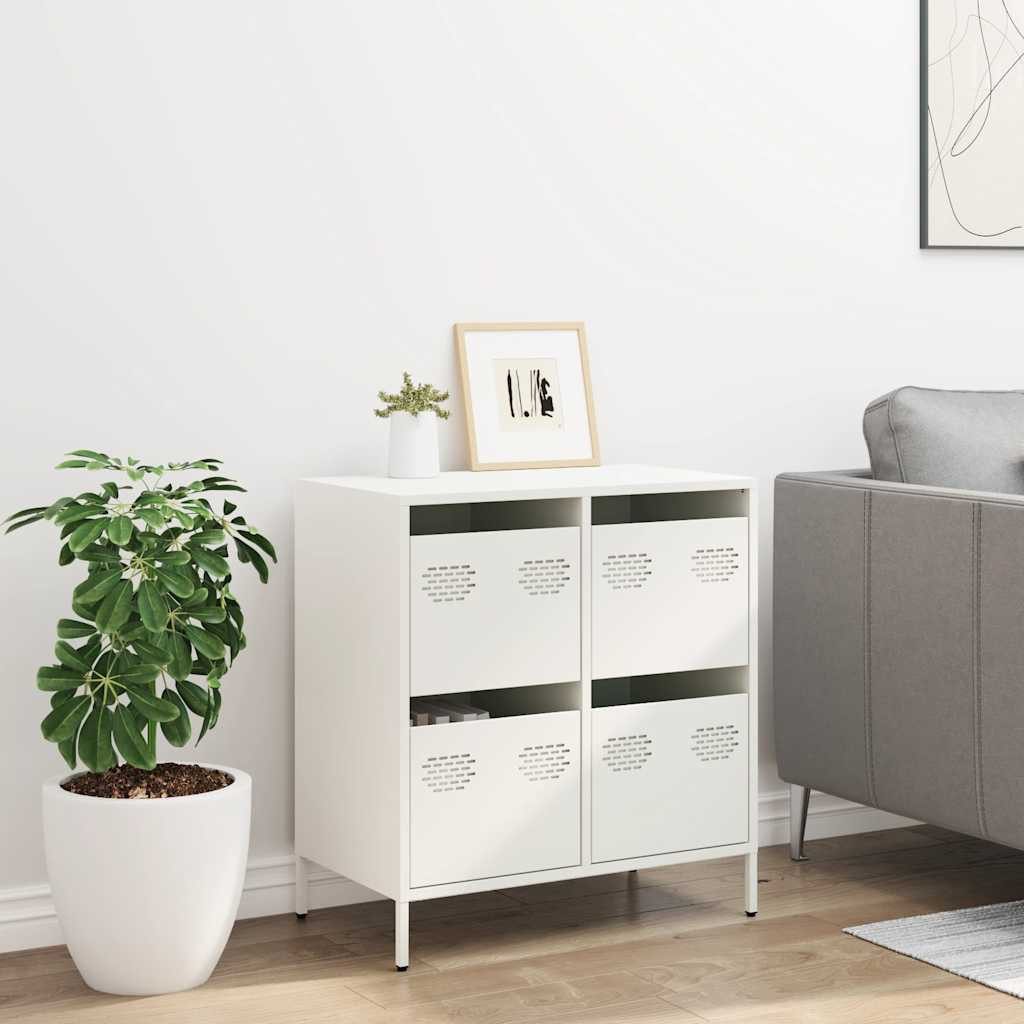 vidaXL Sideboard Sideboard Weiß 68x39x73,5 cm günstig online kaufen