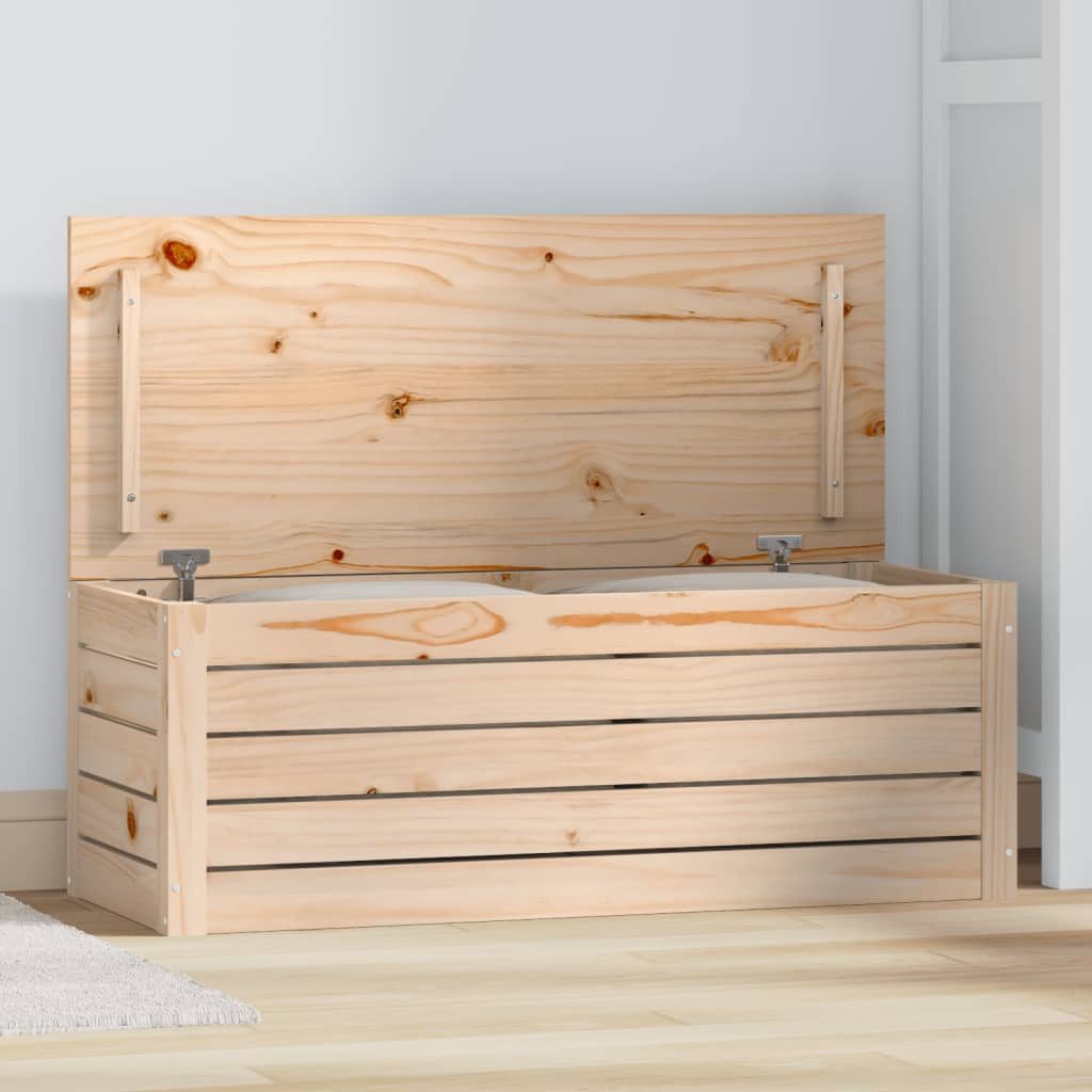 vidaXL Truhe 89 x 365 x 33 cm Truhe Spielzeugtruhe Holztruhe Aufbewahrungstruhe Kis