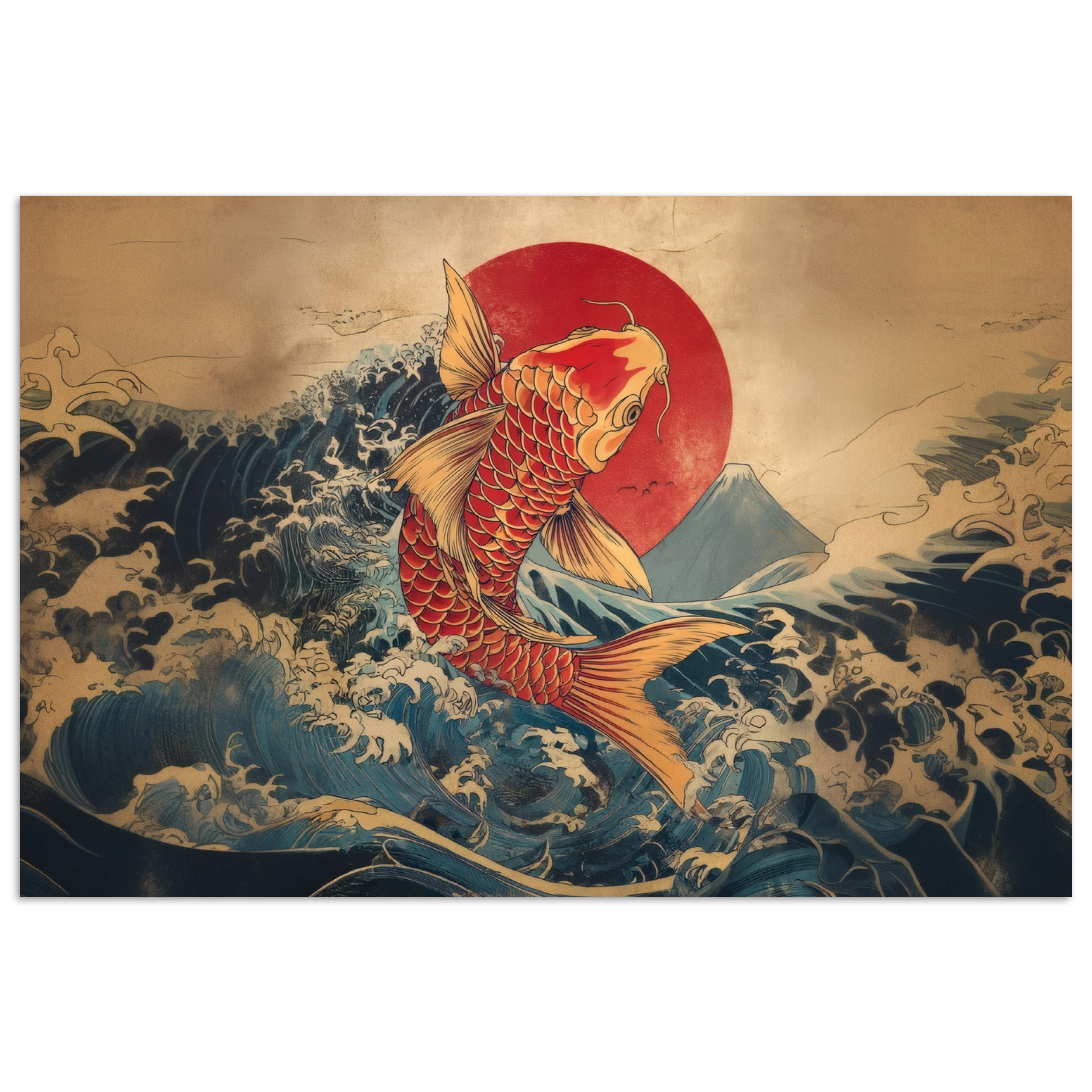 Koi – Meer – Wellen
