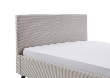 Faizee Möbel Bett [Avola 140x200/180x200] Polsterschlafzimmerbett Eichenholz Stoffbezug