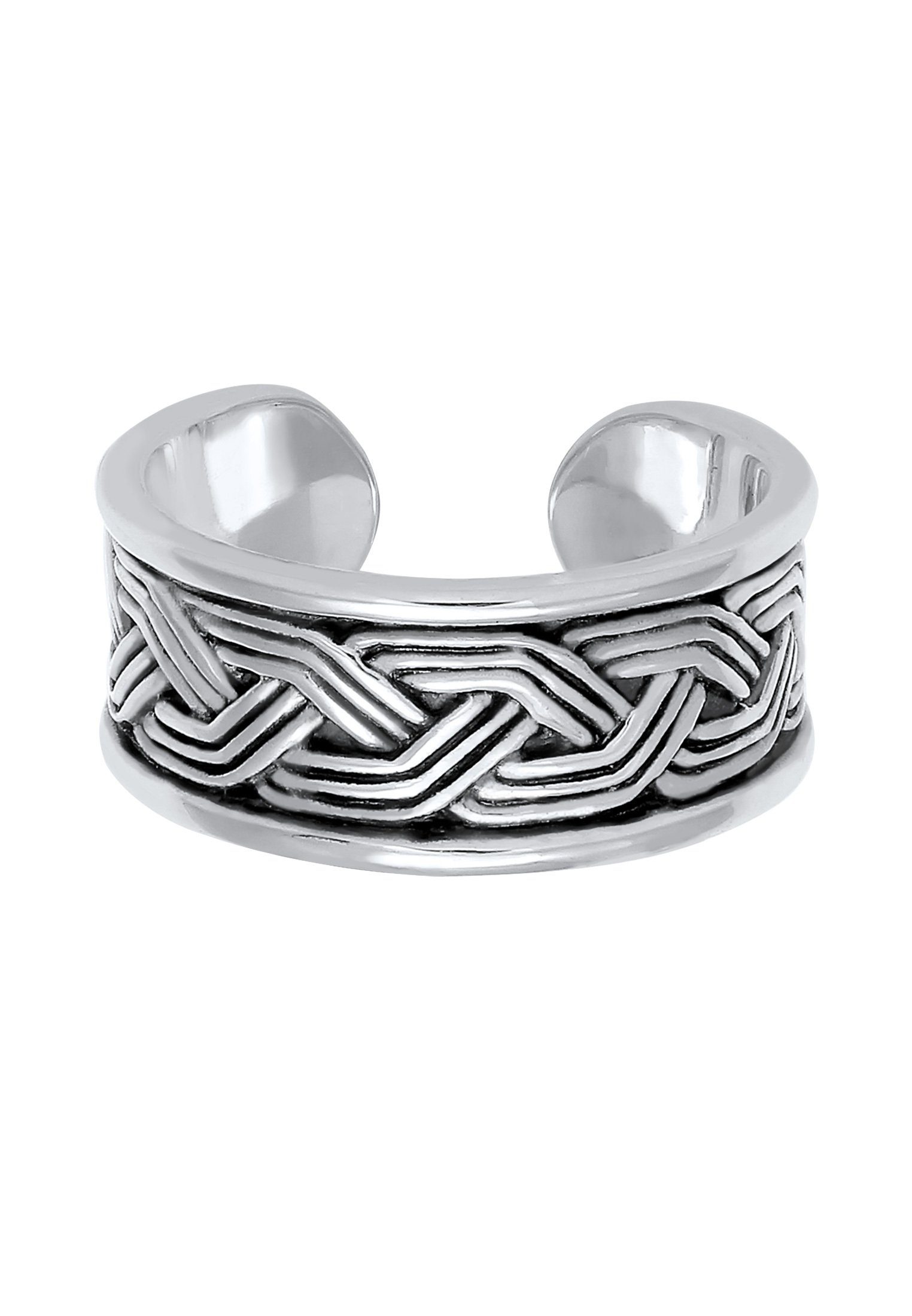 Kuzzoi Silberring Herren Bandring Ornament Design günstig online kaufen