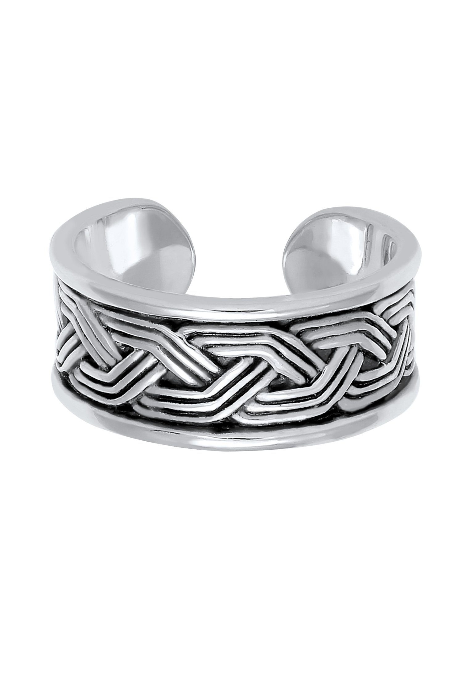 Silber Kuzzoi Bandring Silberring Design 925 Ornament Offen Herren