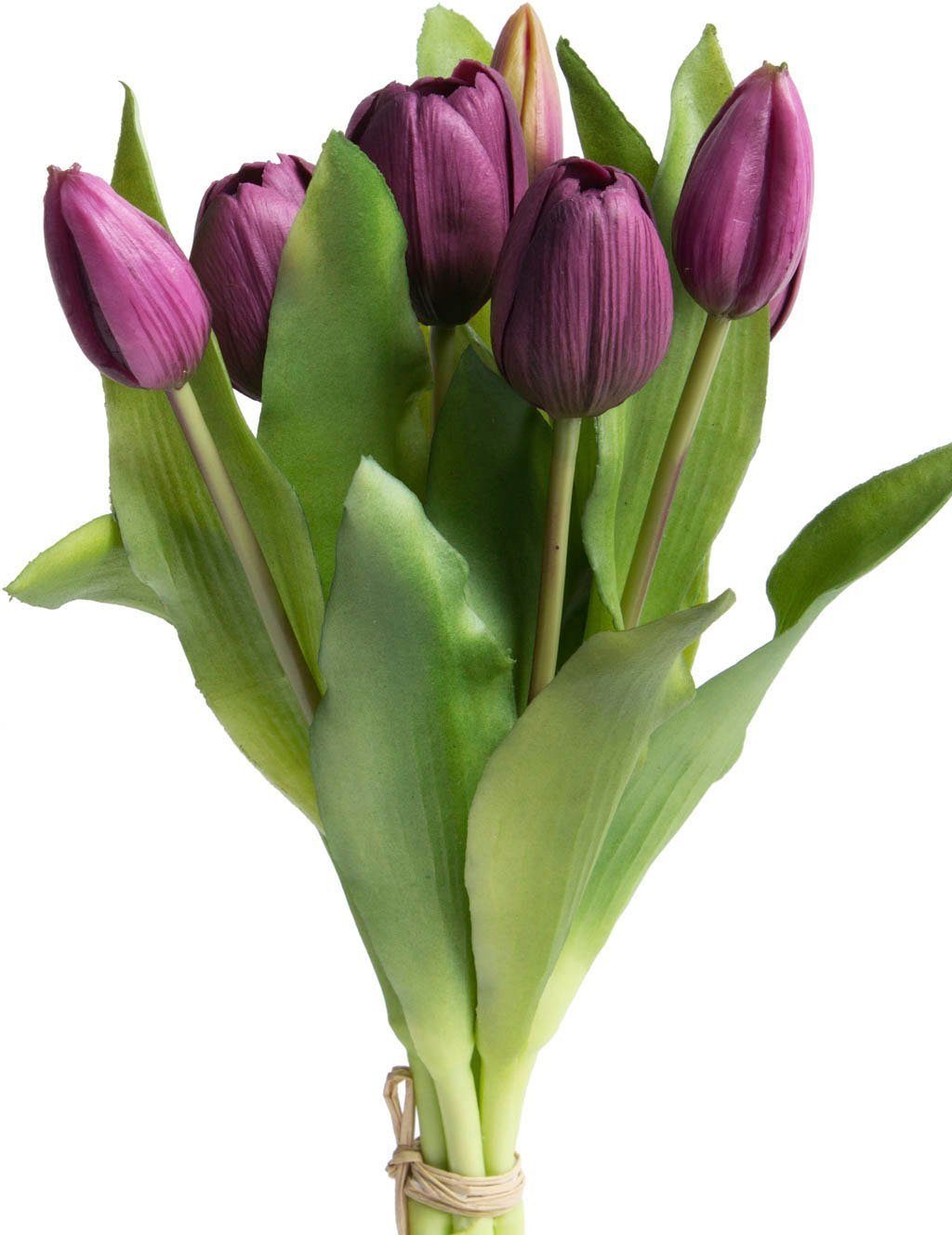 Kunstblume Willa Tulpe, Botanic-Haus, Höhe 32 cm, Tulpenbündel im 7er-Set günstig online kaufen