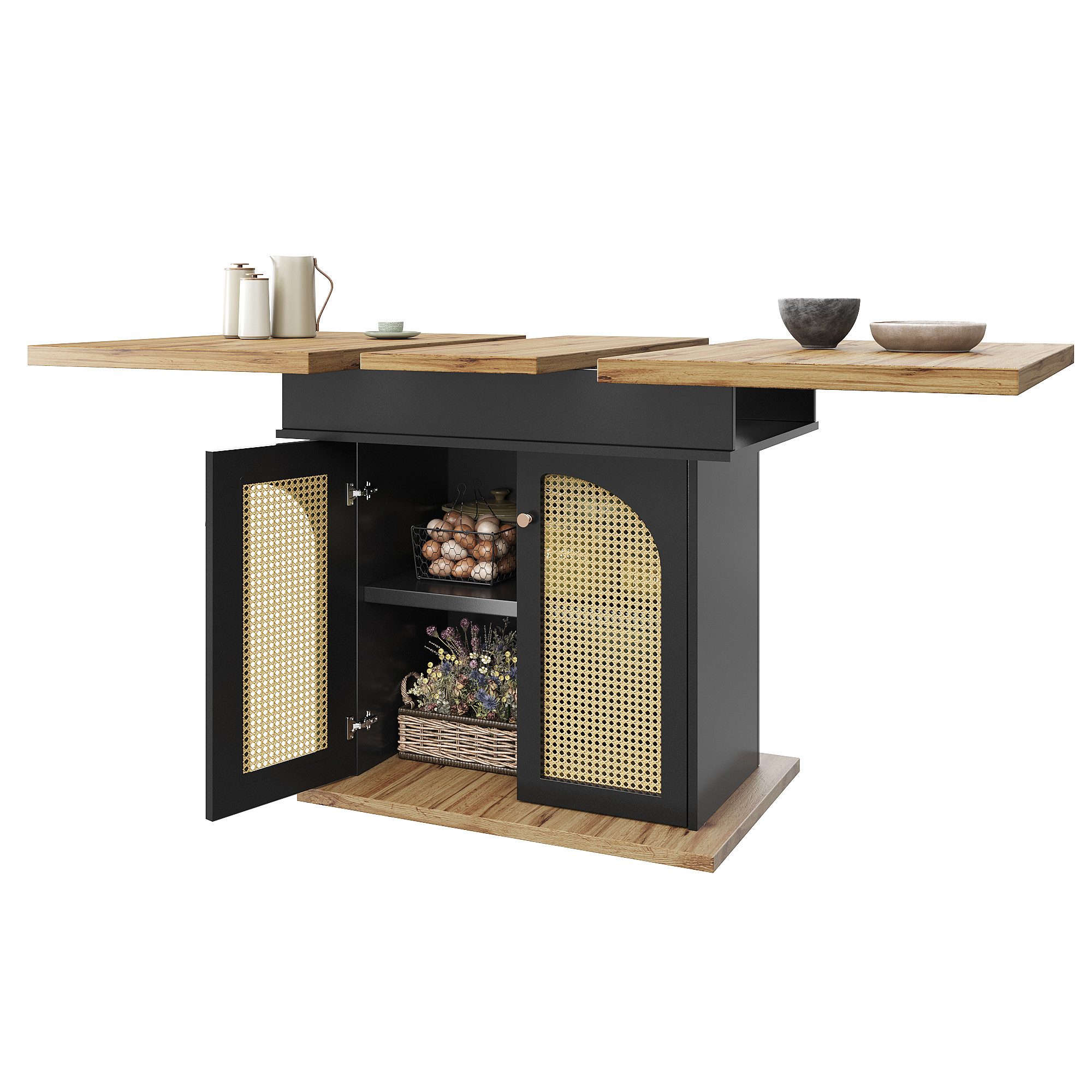 OKWISH Esstisch Verstellbarer Teleskoptisch Küchentisch (mit günstig online kaufen