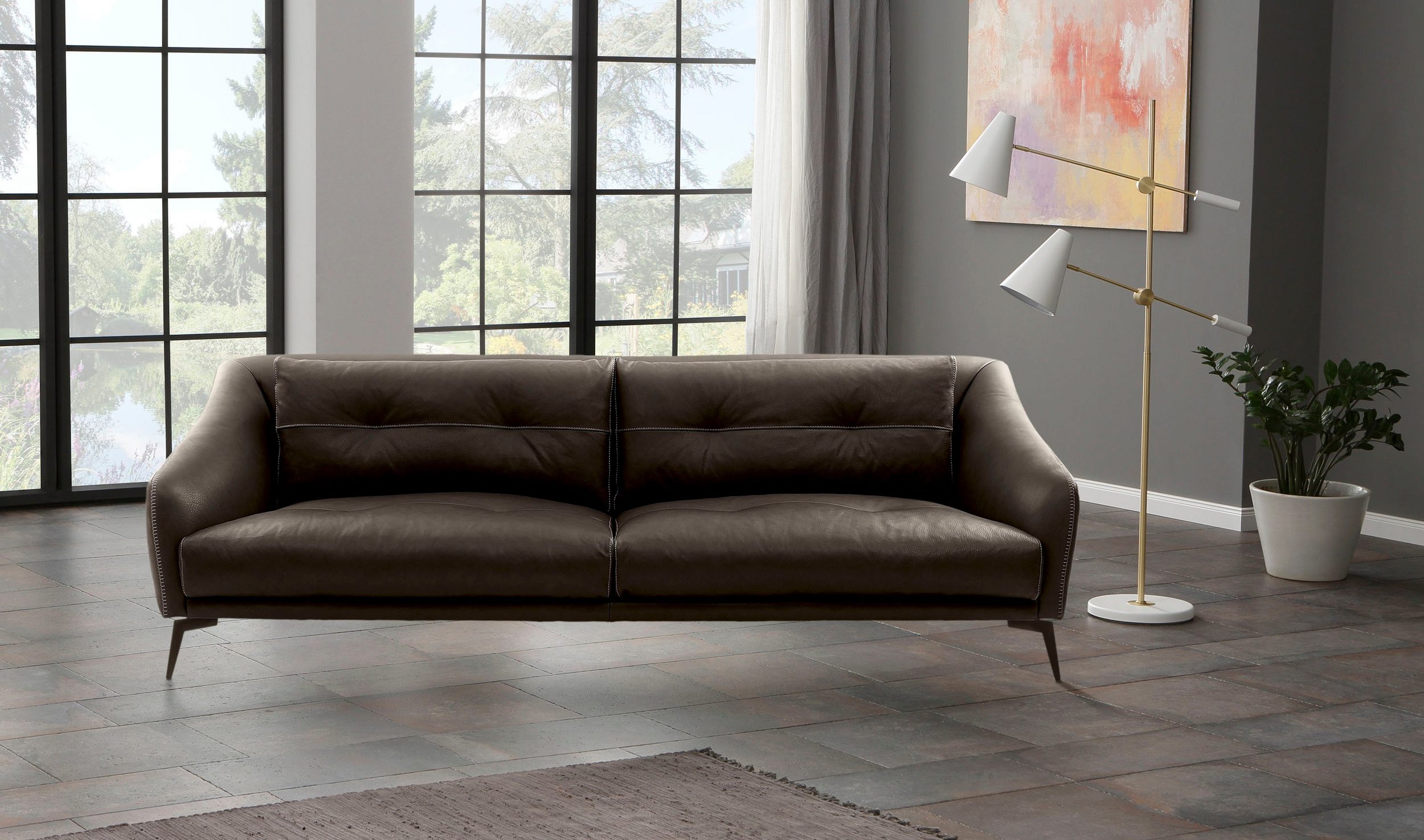 Sofa 3-Sitzer WILLISTON von PLACES OF STYLE - Einrichtungsvorschlag