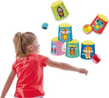 SES Creative Spielzeug-Gartenset Kinder Party Spielset Dosenwerfen Petanque Krocket Bohnensack Werfen