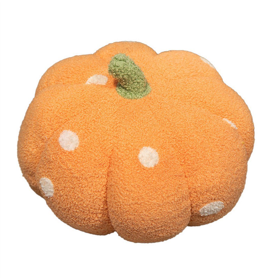 DÖRÖY Dekokissen Halloween gepunktetes Kürbis-Kissen, Party-Dekoration,Plüschtiere Bunt orange