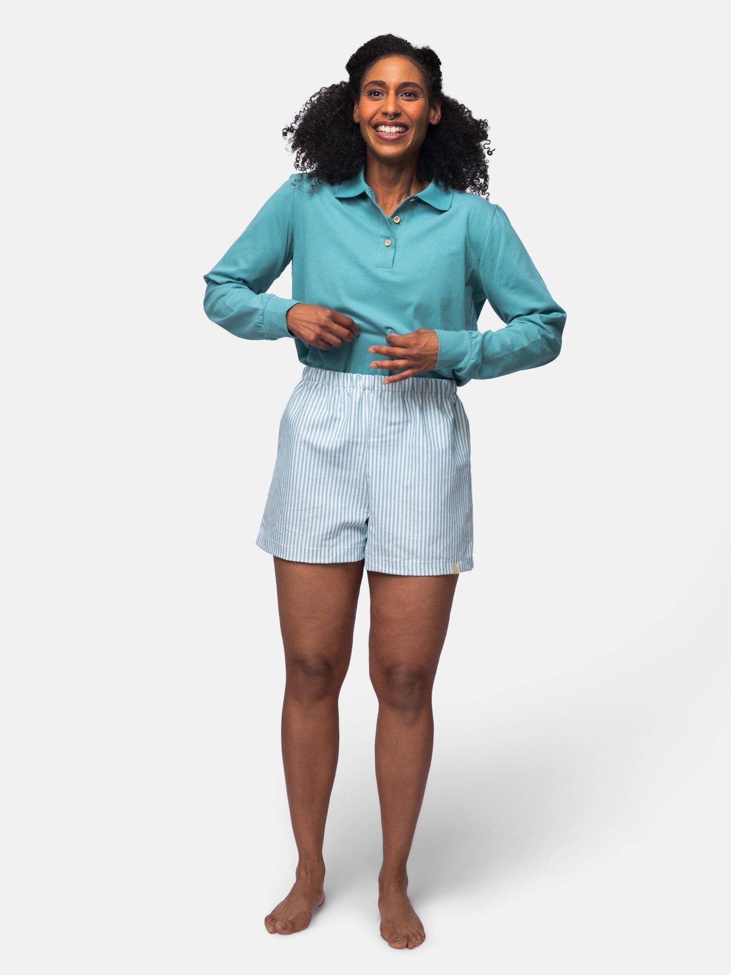 Pyjamashorts aus weichem Flanell