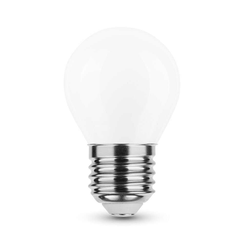 Aigostar LED-Leuchtmittel 5w E27 Leuchtmittel LED Lampe Birne Leuchte, Warmweiß, Kugel G45 große Fassung mit Edison-Gewinde Warmweiß