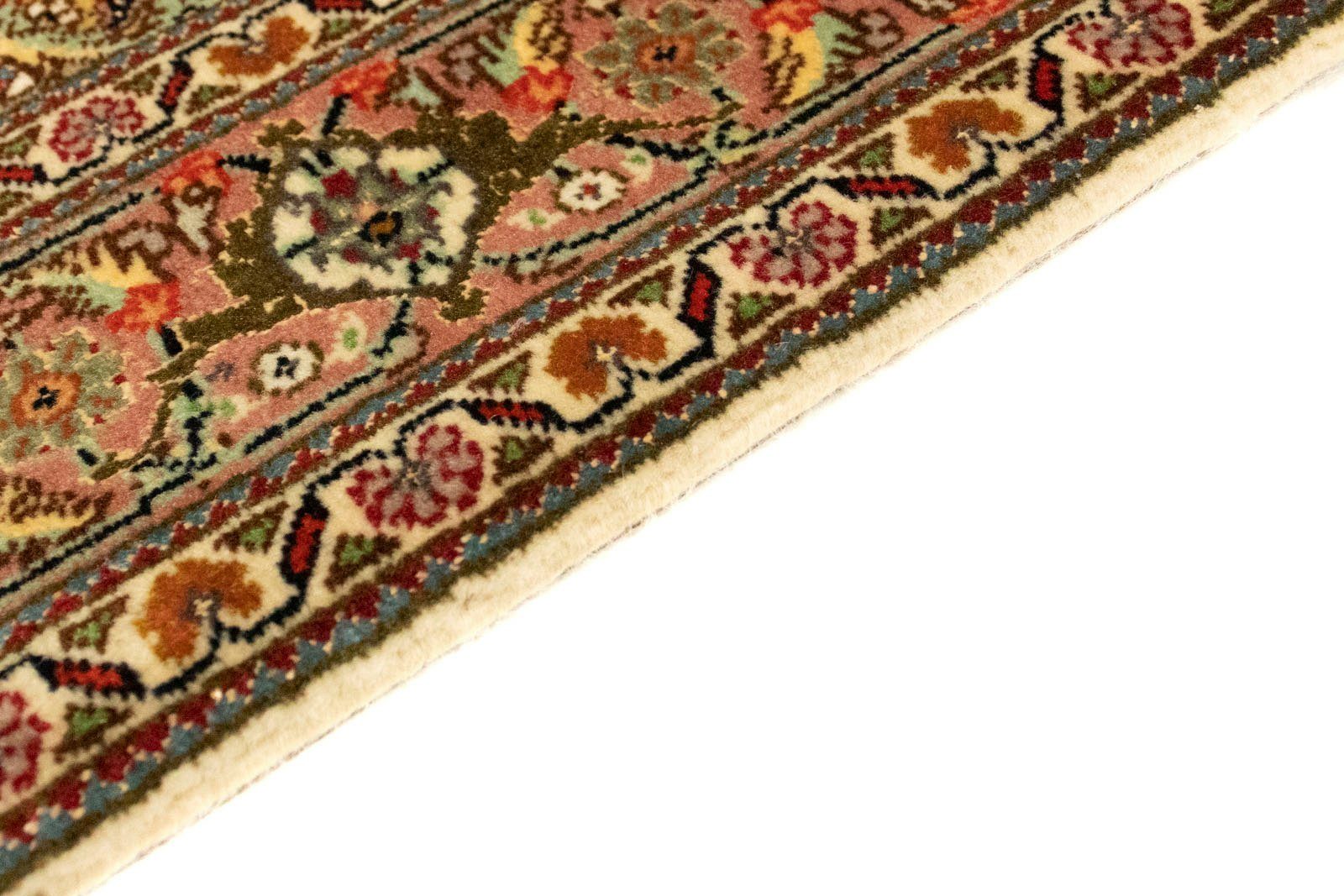 Teppich Täbriz 50 Raj Teppich rechteckig, 7 Höhe: mm, morgenland, handgeknüpft beige, handgeknüpft