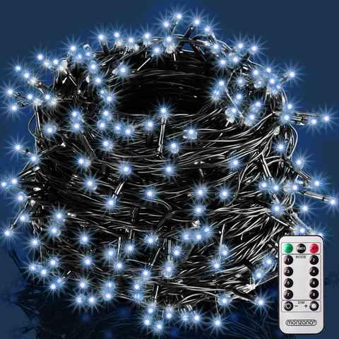 monzana Lichterkette, 200/400/600 LEDs warmweiß/kaltweiß/bunt Weihnachtsbaum