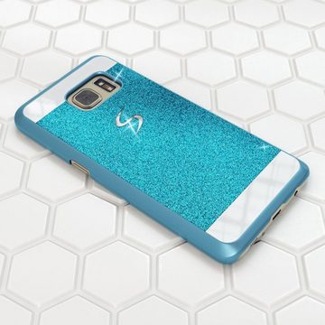 Nalia Smartphone-Hülle Samsung Galaxy S7, Glitzer Hülle / Bling Case / Glitter Cover / Harte Schutzhülle