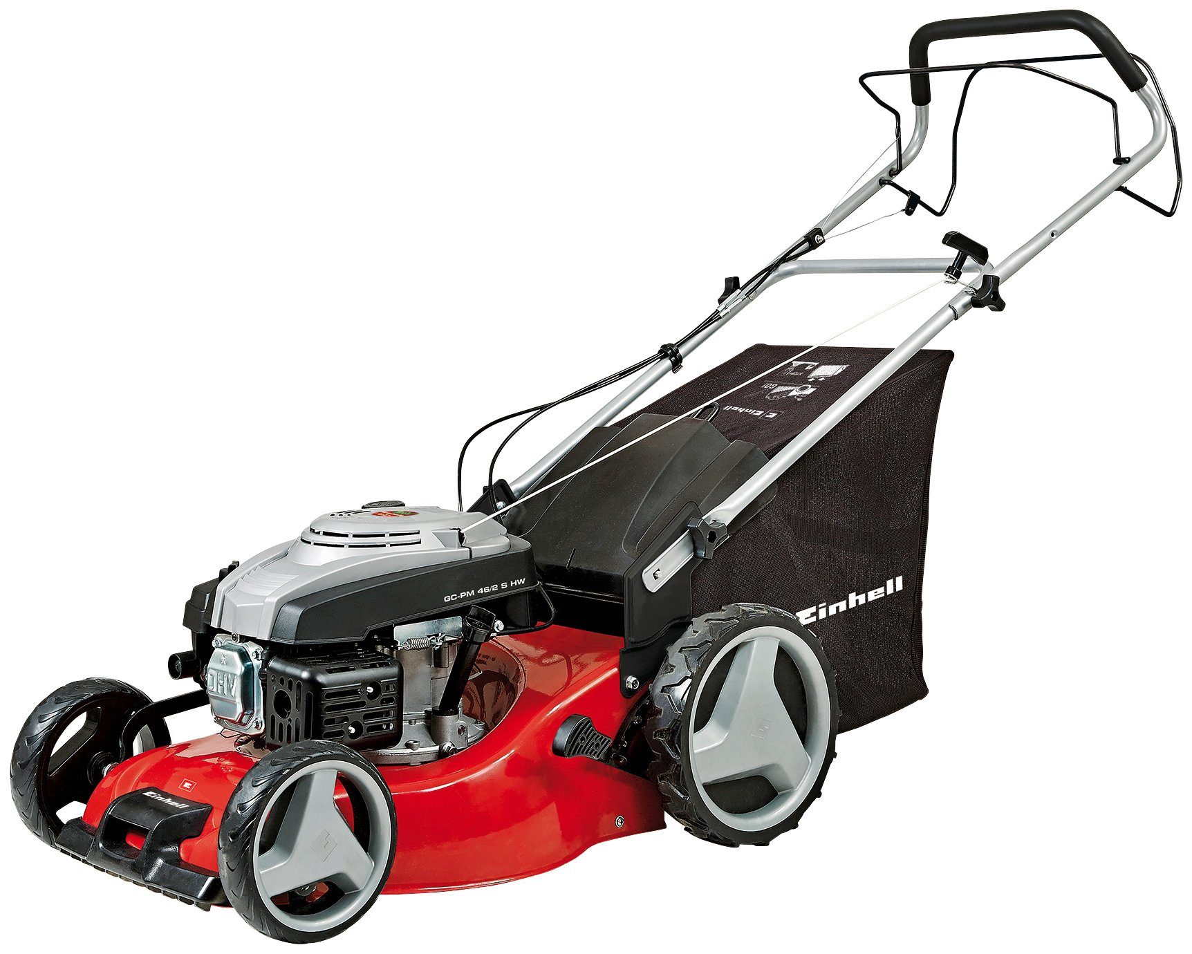 EINHELL BenzinRasenmäher »GCPM 46/2 S HW«, 46 cm Schnittbreite, mit