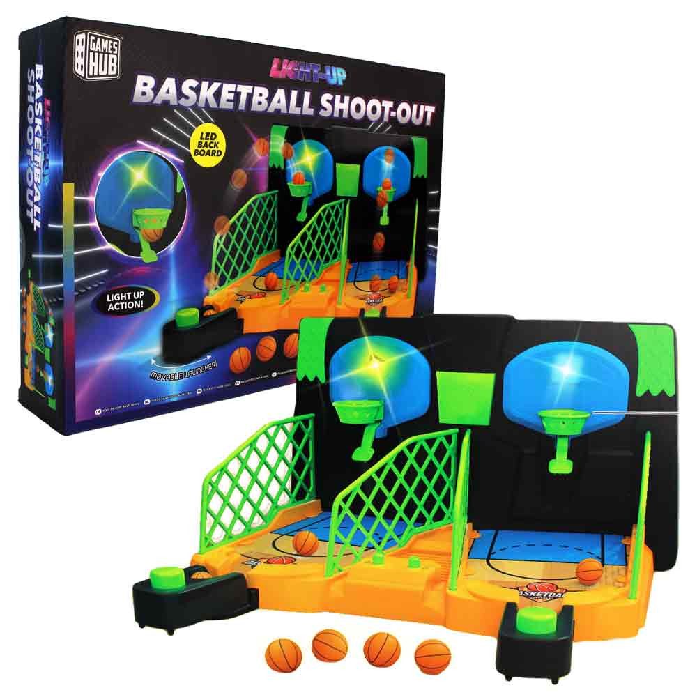 BEMIRO Spiel Basketball Tischspiel groß "Shoot-out"