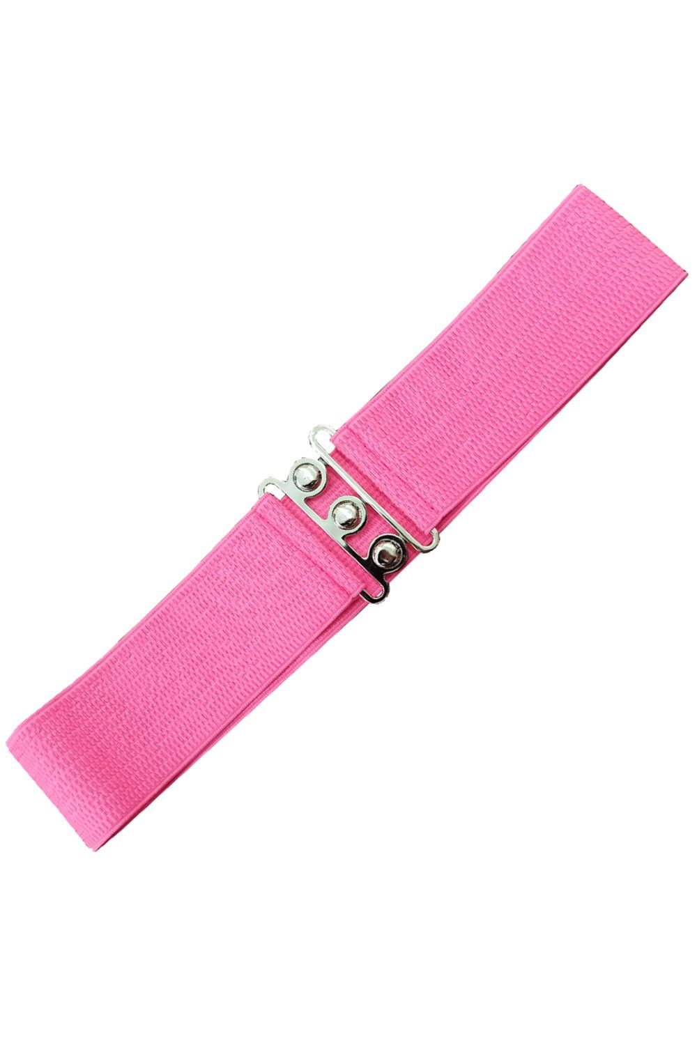 Banned Taillengürtel Retro Sophia Stretchgürtel Pink Vintage