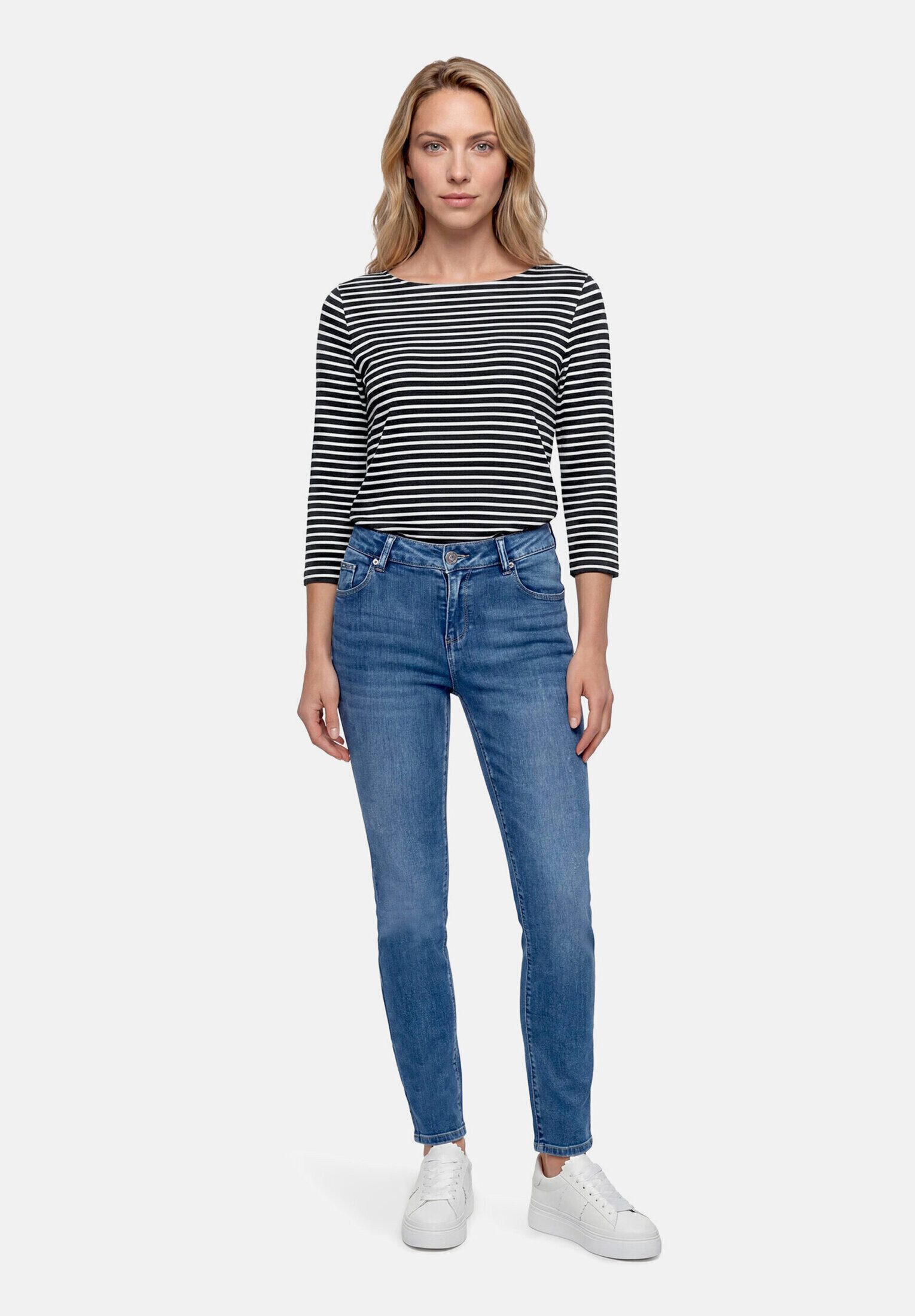 Betty Barclay 3/4-Arm-Shirt Damen mit Ringel (1-tlg)