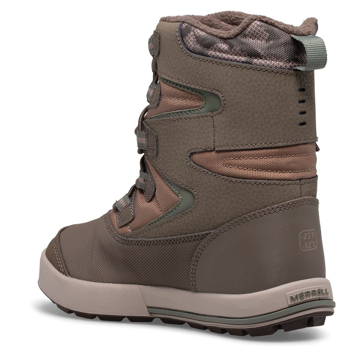 Merrell Snow Bank 3.0 WTPF (waterproof/wasserdicht) dunkelbraun Kinder Winterstiefel