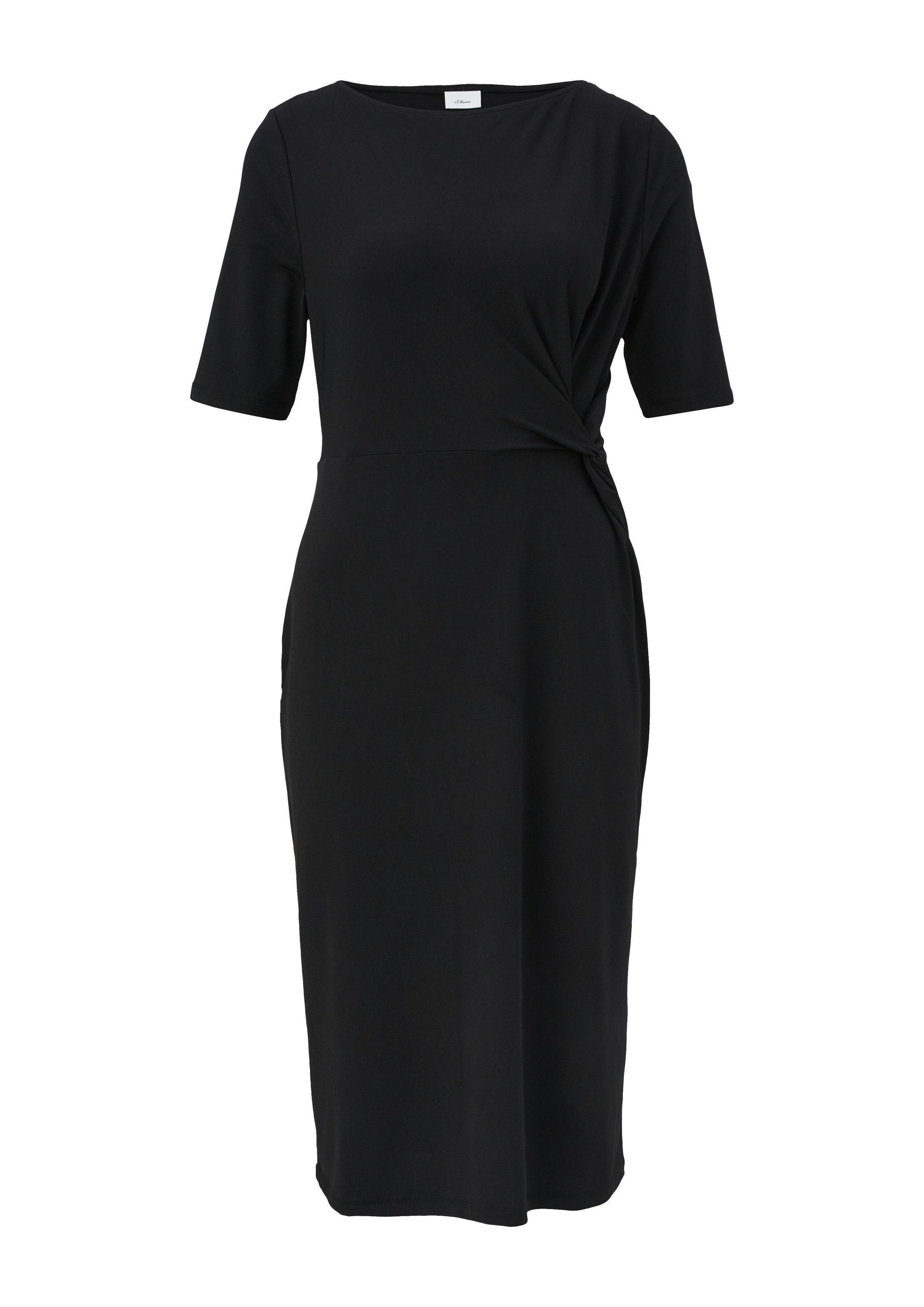 s.Oliver Midikleid Kleid Midikleid mit All-over-Print