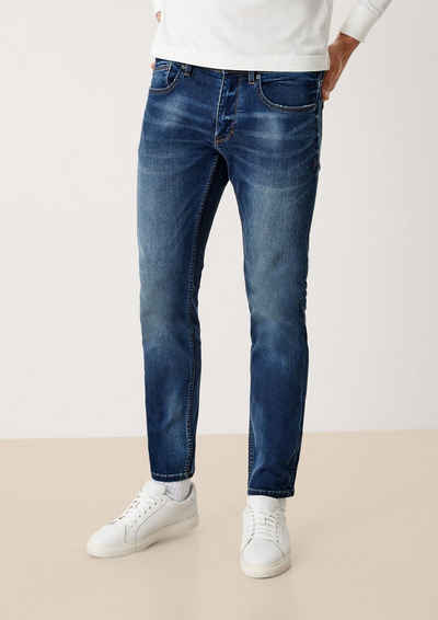 s.Oliver 5-Pocket-Jeans »Slim: Straight leg-Jeans« Waschung