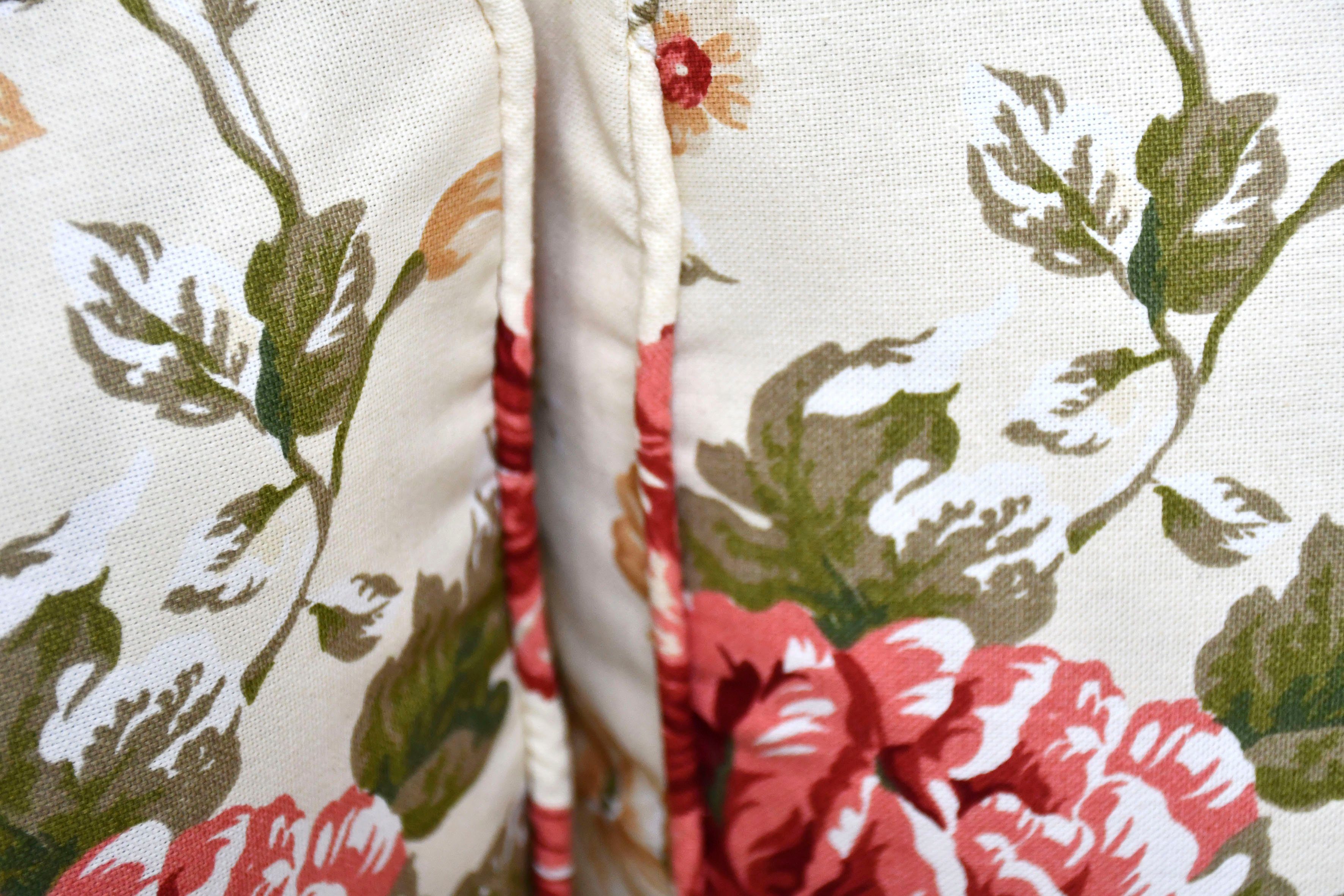 Home affaire 2-Sitzer Laura K, Geblümtes 2-Sitzer Sofa, creme Weiß, 165 x 95 x 97, Sitzhöhe 53