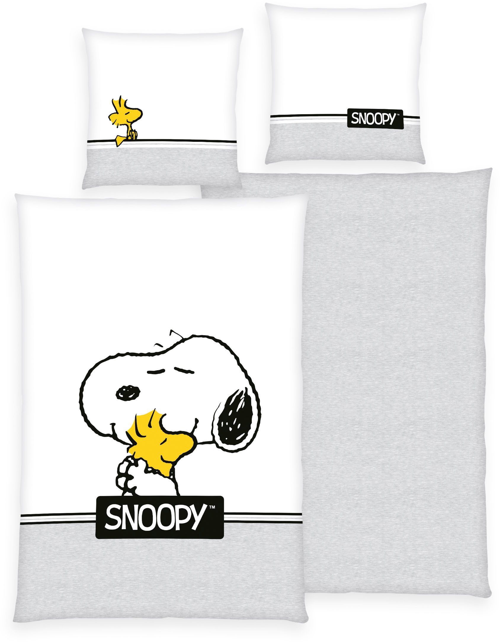 PEANUTS Bettwäsche Peanuts, Renforcé, 2 teilig, günstig online kaufen