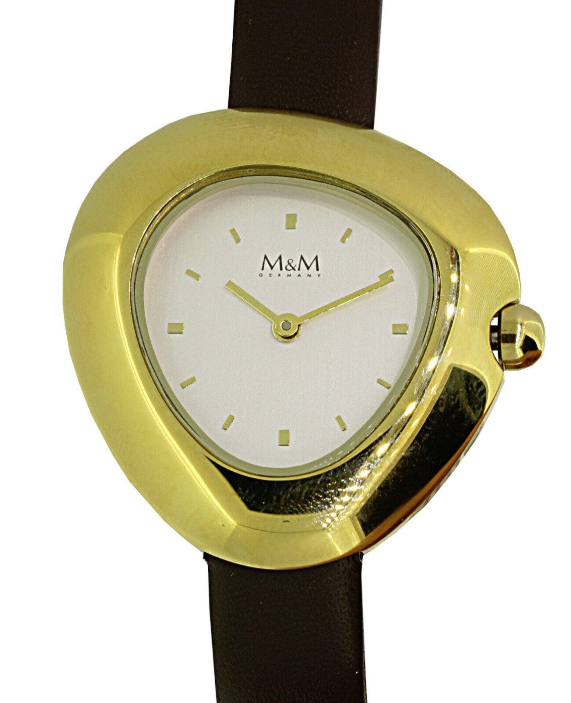 M&M Germany Quarzuhr M&M Germany Damen Quarz Uhr M11924-532, (Silber)