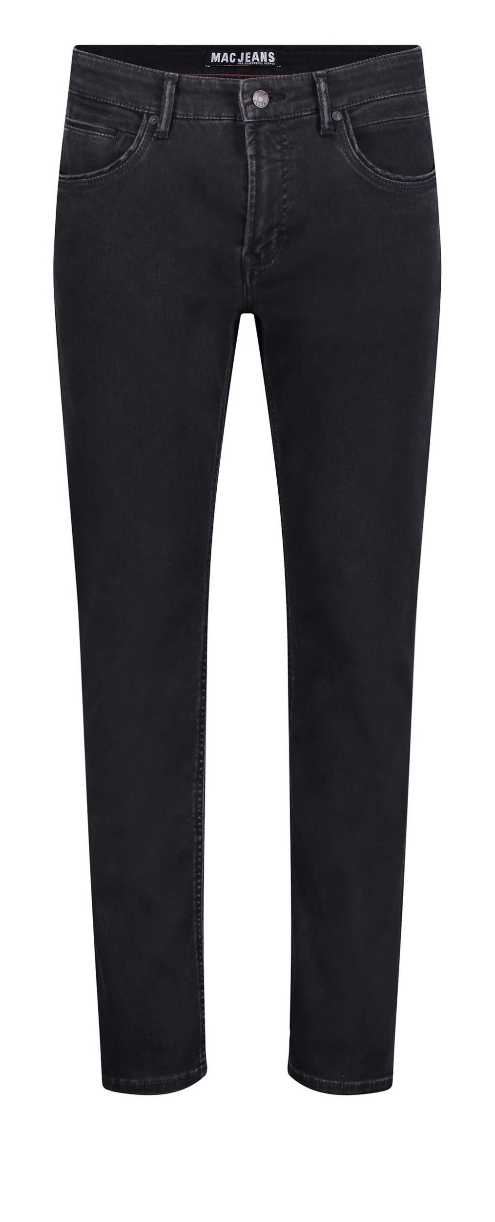 MAC 5-Pocket-Jeans black Arne Pipe washed black H892