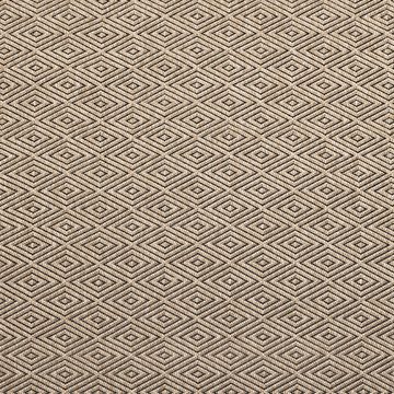 Outdoorteppich Robuster In- und Outdoorteppich mit Rautenmuster beige/schwarz, Teppich-Traum, rechteckig, Höhe: 5 mm