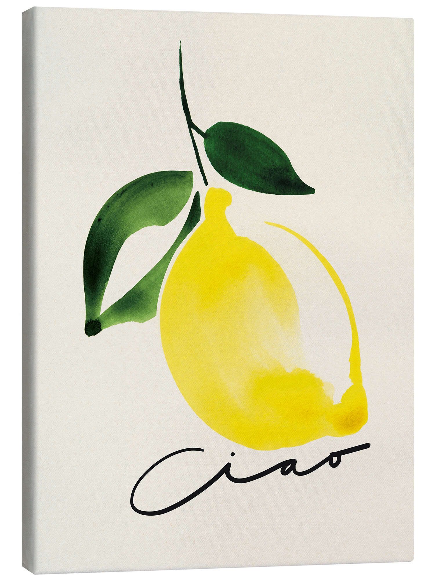 Posterlounge Leinwandbild Ekaterina Koroleva, Ciao, Minimalistisch Malerei