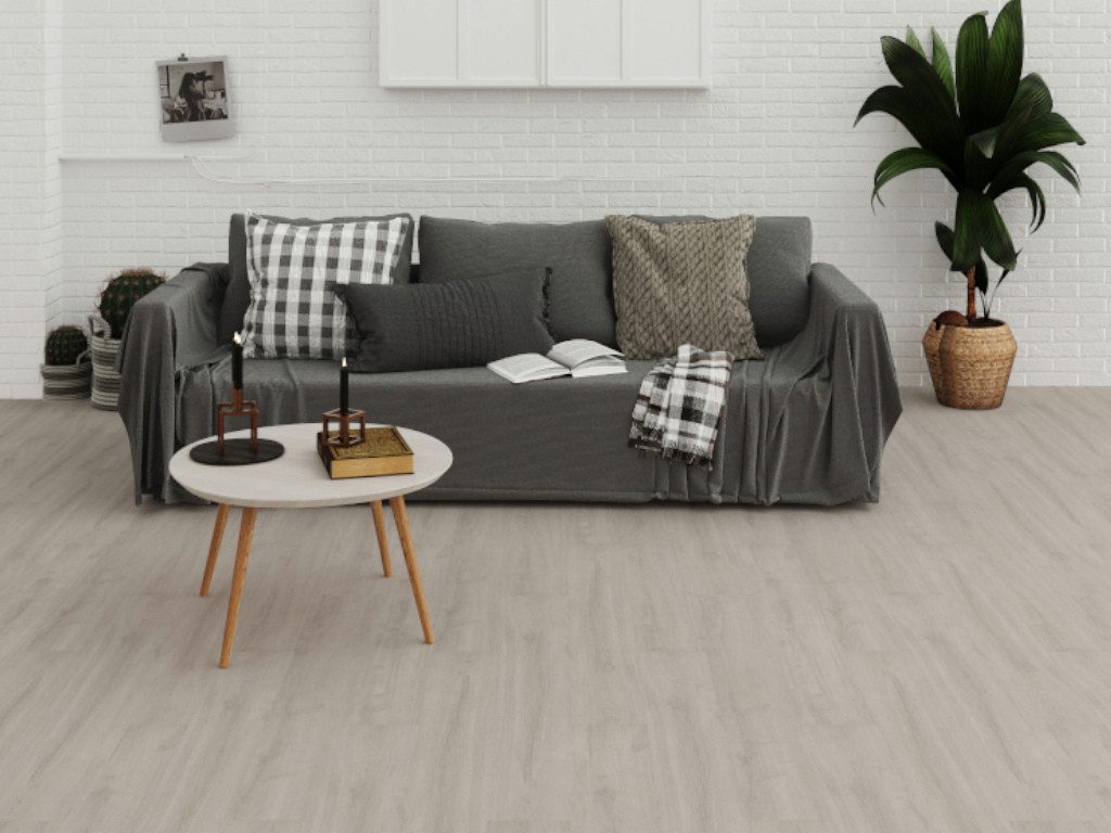 Timefloor Vinylboden Timefloor Vinylboden Premium Long Eiche Weiß Landhausdiele 2 mm