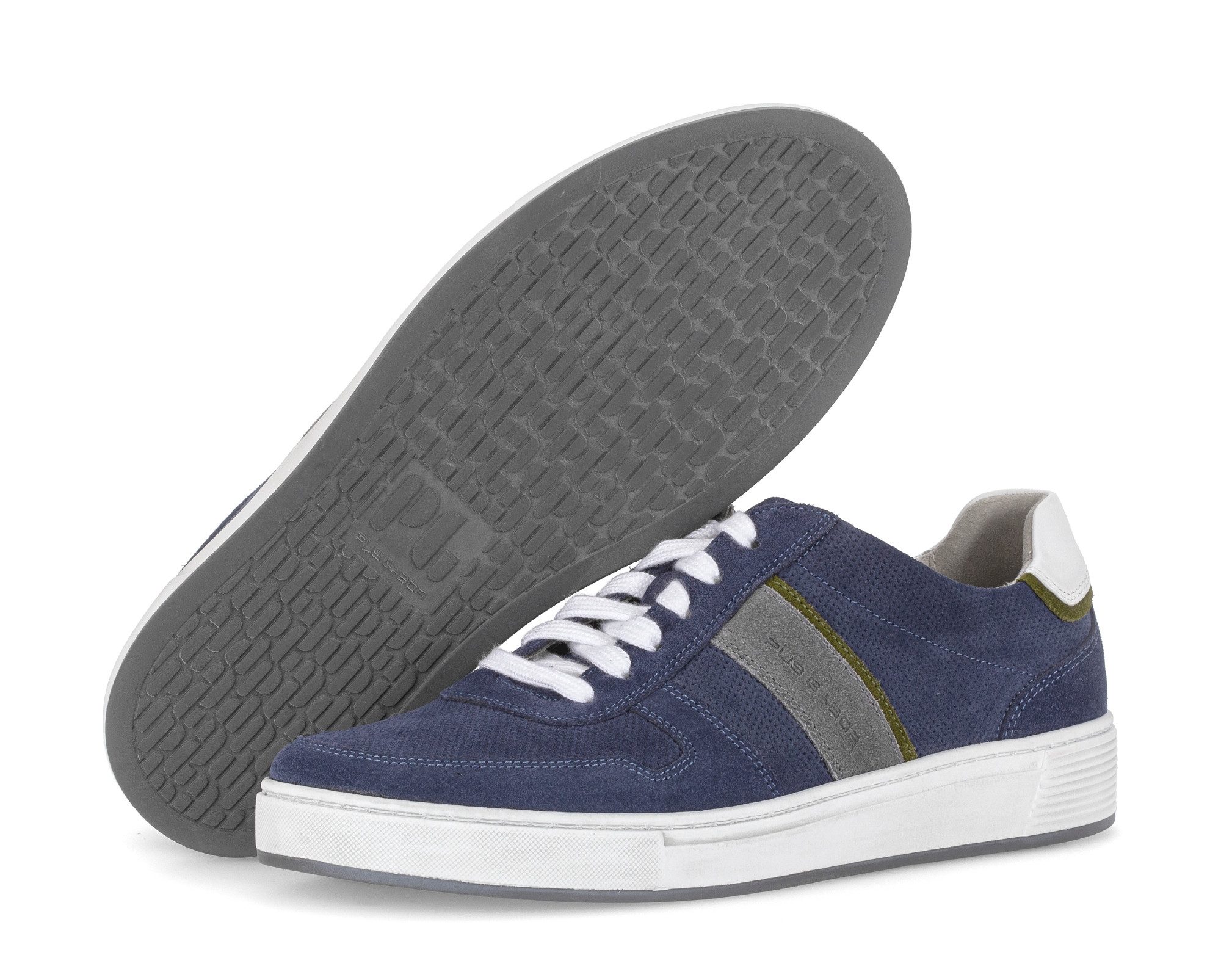 Pius Gabor Sneaker Freizeitschuh, Halbschuh, Schnürer mit Kontrastbesätze, Weite G