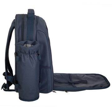 anndora Picknickkorb Picknickrucksack + Zubehör 15 teilig für 2 Personen