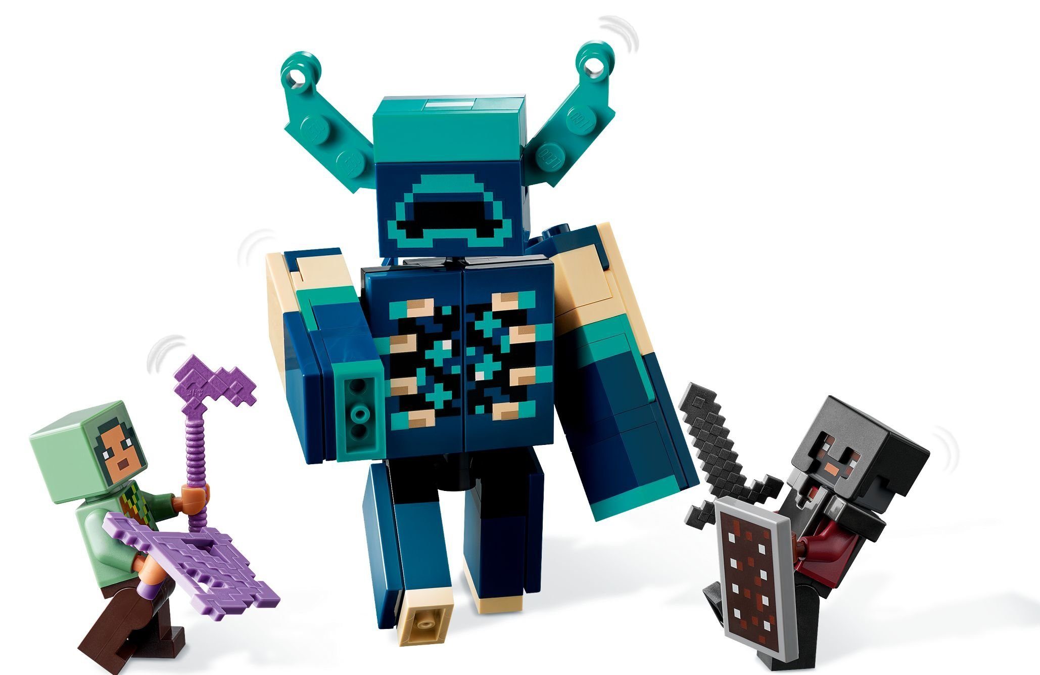 LEGO® LEGO Minecraft® 21246 Das Duell in der Finsternis Konstruktionsspielsteine, (Set, 584 Teile) – Bild 4 von 5