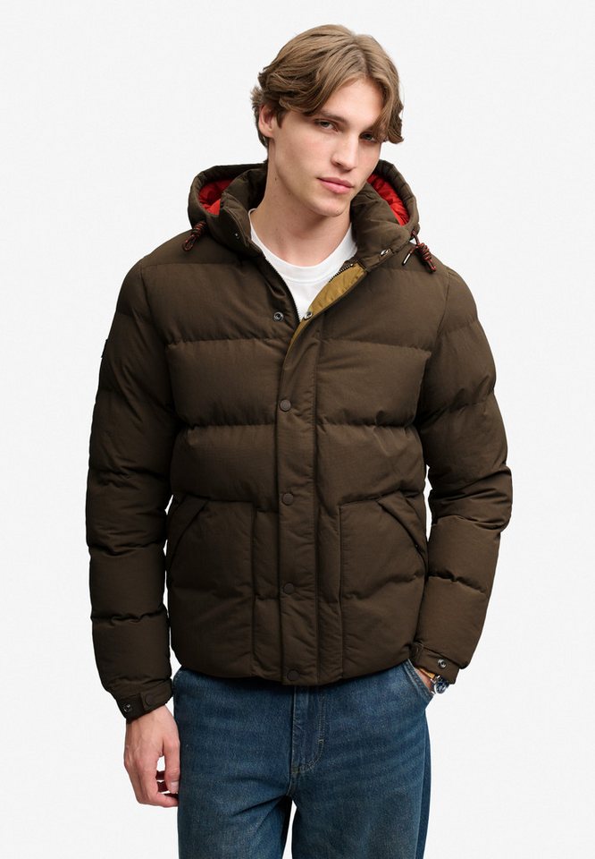 Superdry Steppjacke OUTDOOR EVEREST PUFFER JKT Kunstfaser, relaxed fit