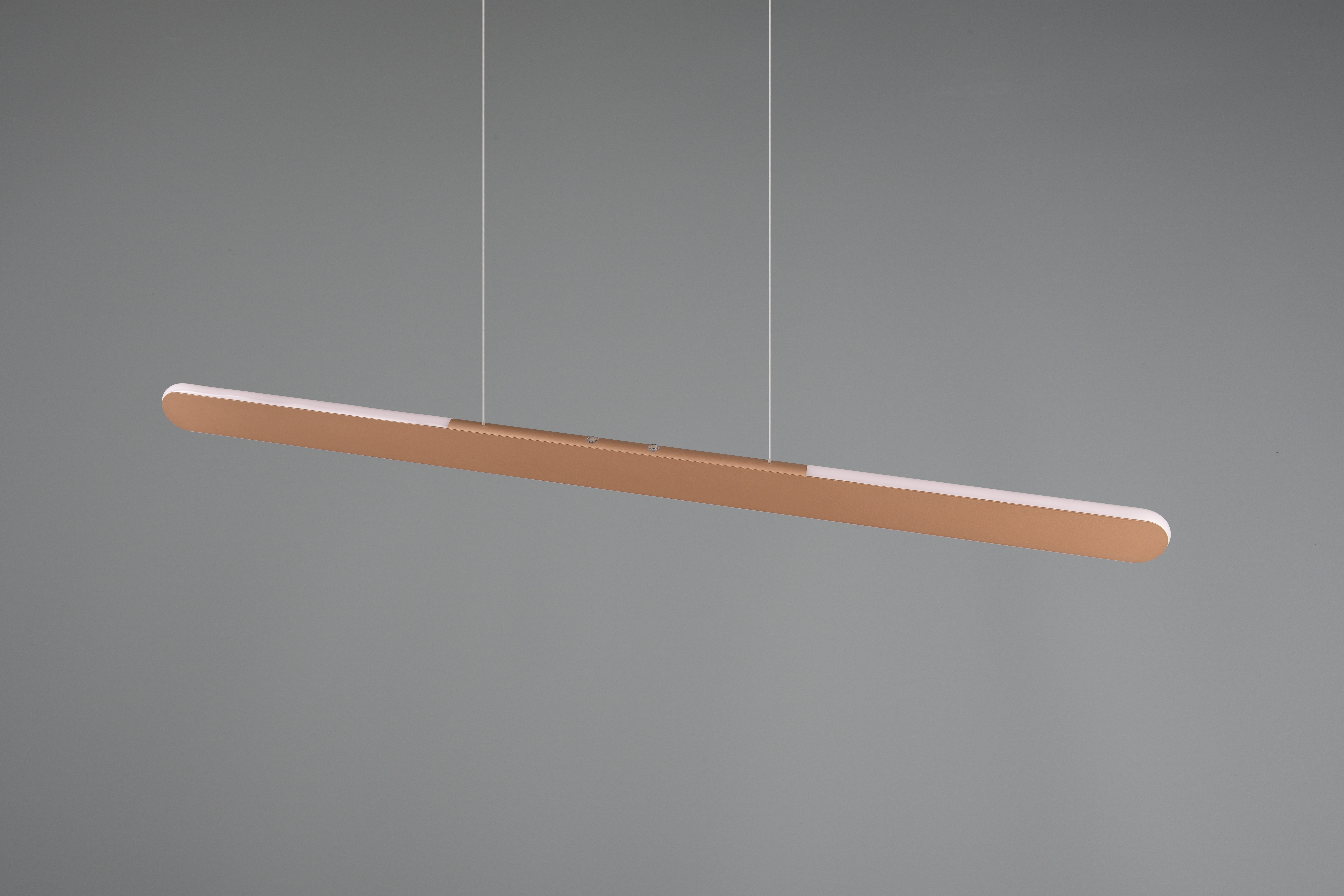 TRIO Leuchten LED Pendelleuchte HELIOS, bis 150 cm höhenverstellbare LED Hängelampe 28W 3300 Lumen, Dimmfunktion, LED fest integriert, warmweiß - kaltweiß, CCT warmweiß-kaltweiß 2700-6500K, dimmbar Touch Sensor, up+down light