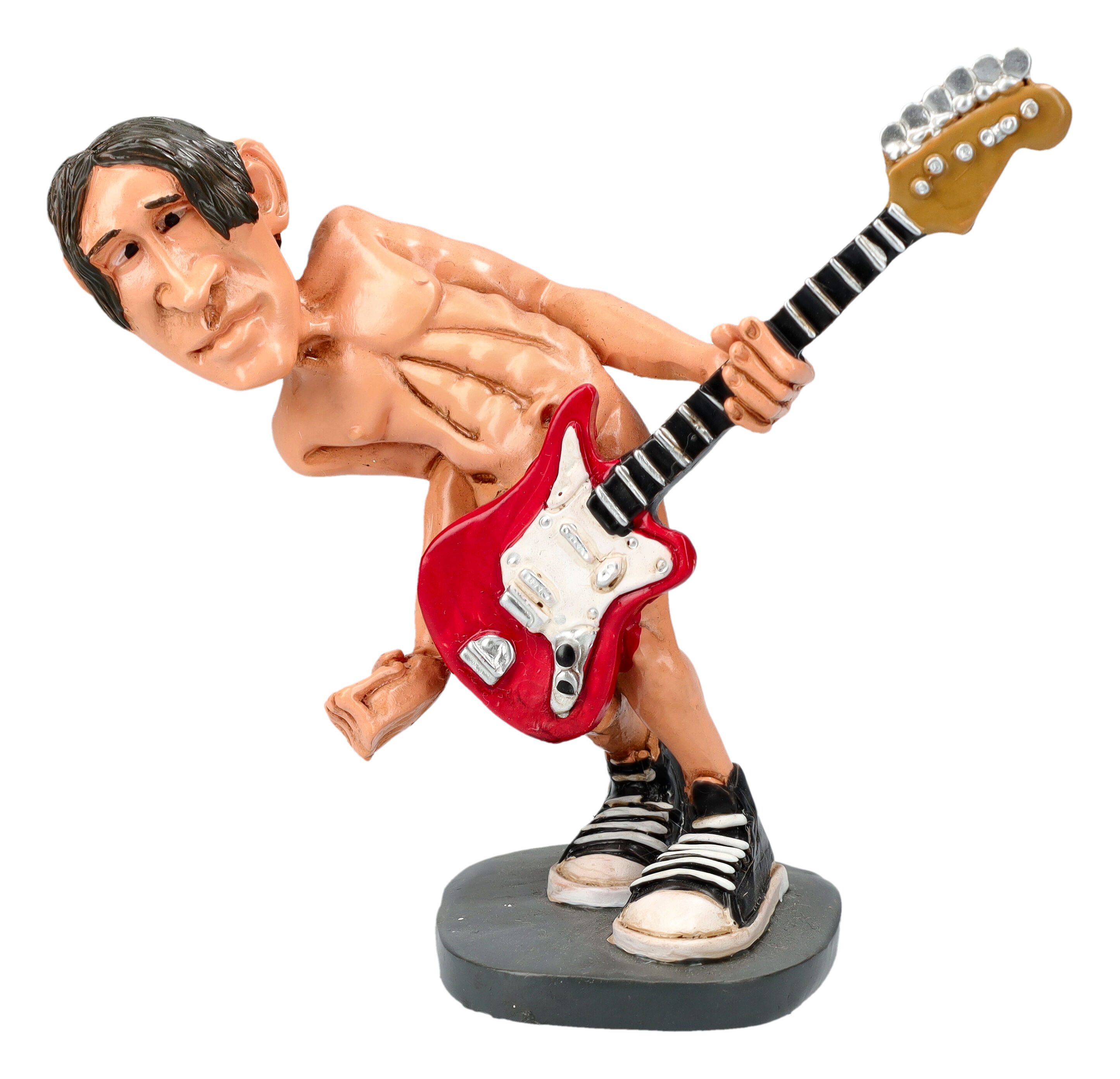 Dekofigur Lustige Rockstar Figur - Gitarrist John Dekofigur Musiker Rockmusiker