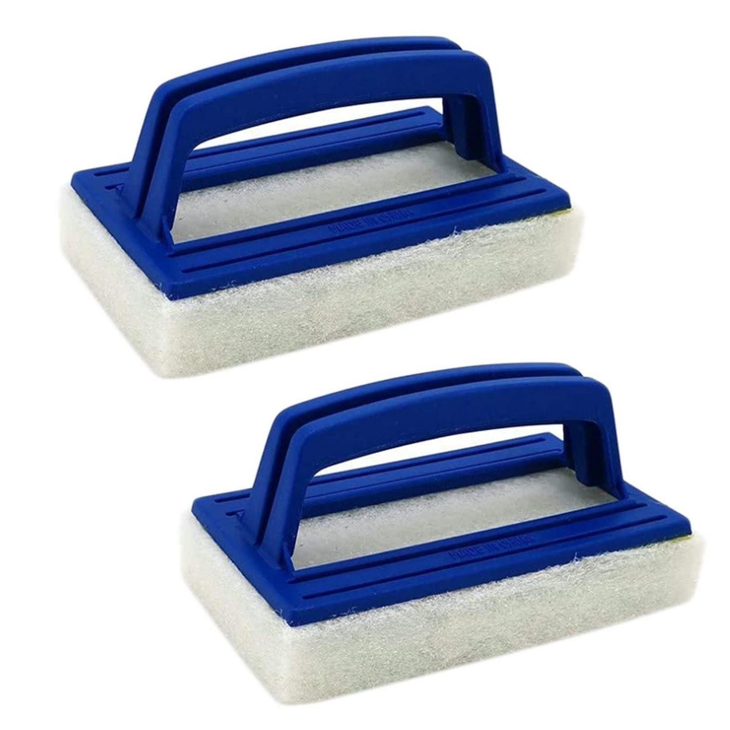 LuxusKollektion Poolbürste Pool Schwamm Bürsten 2 Stück mit Griff, (2-tlg)