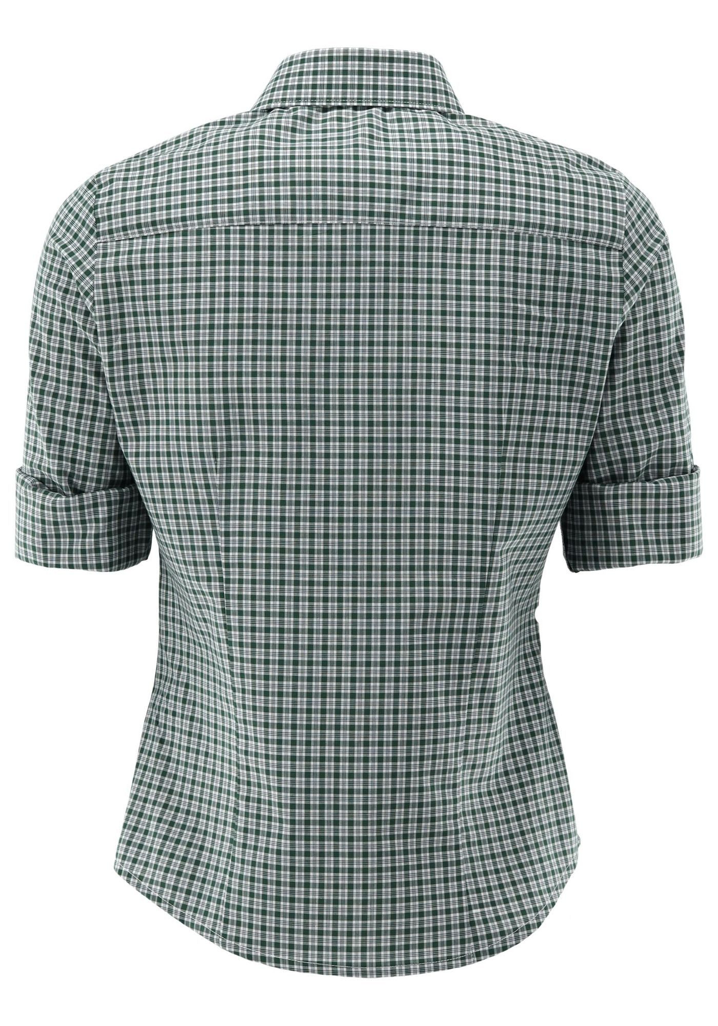 OS Trachten Trachtenbluse Prami Langarmbluse mit Hirsch-Stickerei auf der B günstig online kaufen