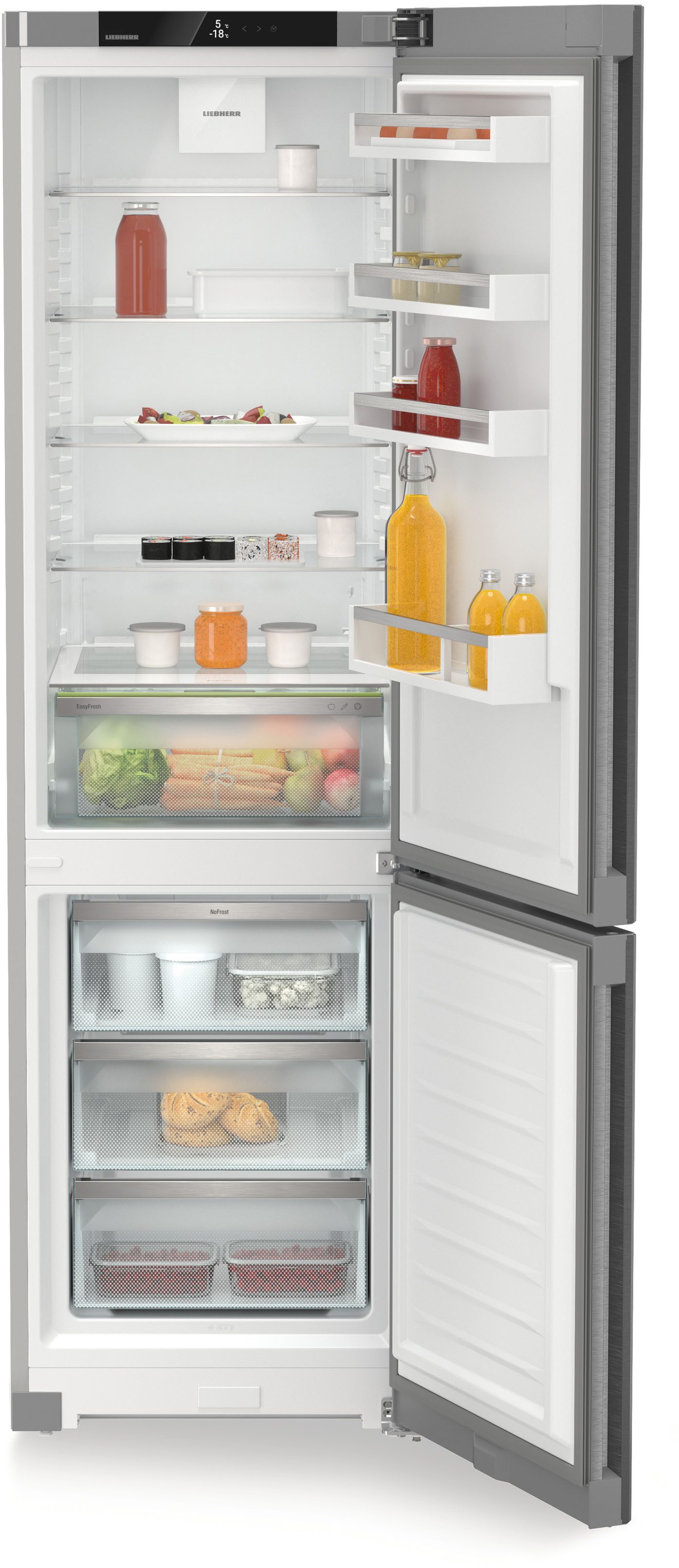 Liebherr Kühl-/Gefrierkombination Pure KGNsd 57Vc03_091474851, 201,5 cm hoch, 59,7 cm breit