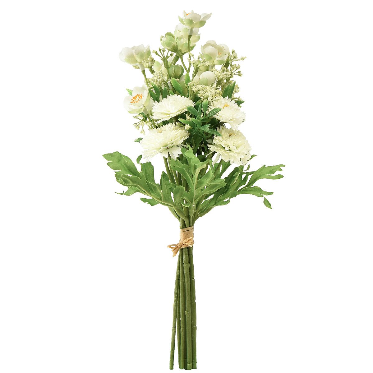 Kunstblumenstrauß Künstliche Blumenjasmin Bellis Dekoration für Tisch und Vase, Florists Products, Höhe 12 cm