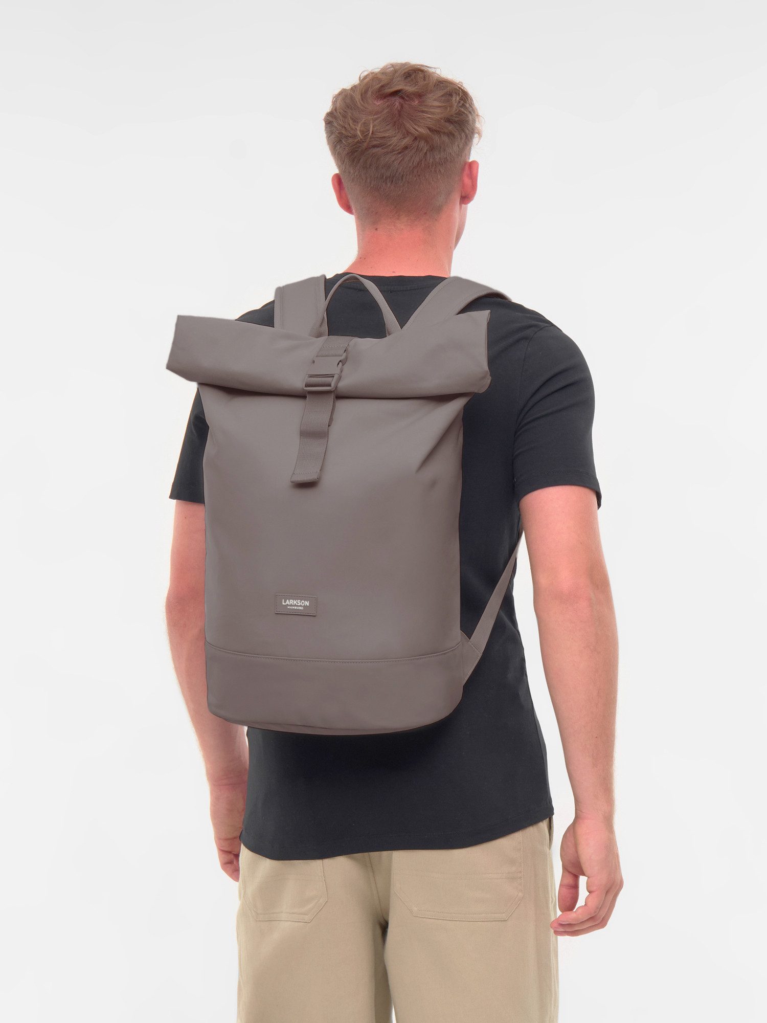 LARKSON Cityrucksack Janne Tagesrucksack 14-17 Liter für Damen & Herren (1-tlg), Flexible Größe, Gepolstertes Laptopfach, Wasserabweisend