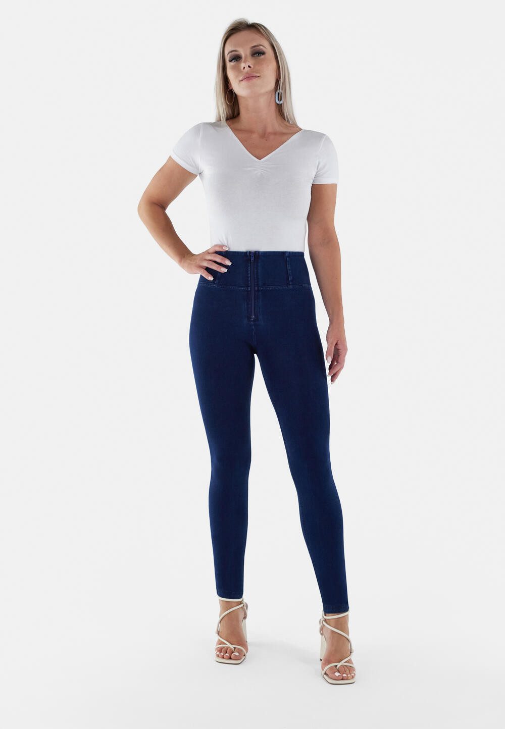 Freddy High-waist-Jeans mit Reißverschluß günstig online kaufen