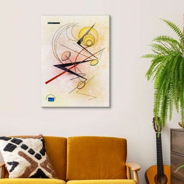 Posterlounge Leinwandbild Wassily Kandinsky, Kleines Warm, Malerei