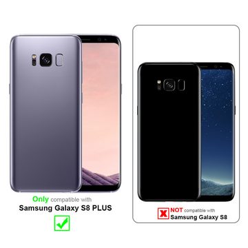 Cadorabo Handyhülle Samsung Galaxy S8 PLUS Samsung Galaxy S8 PLUS, Flexible TPU Silikon Handy Schutzhülle - Hülle - mit Glitzer