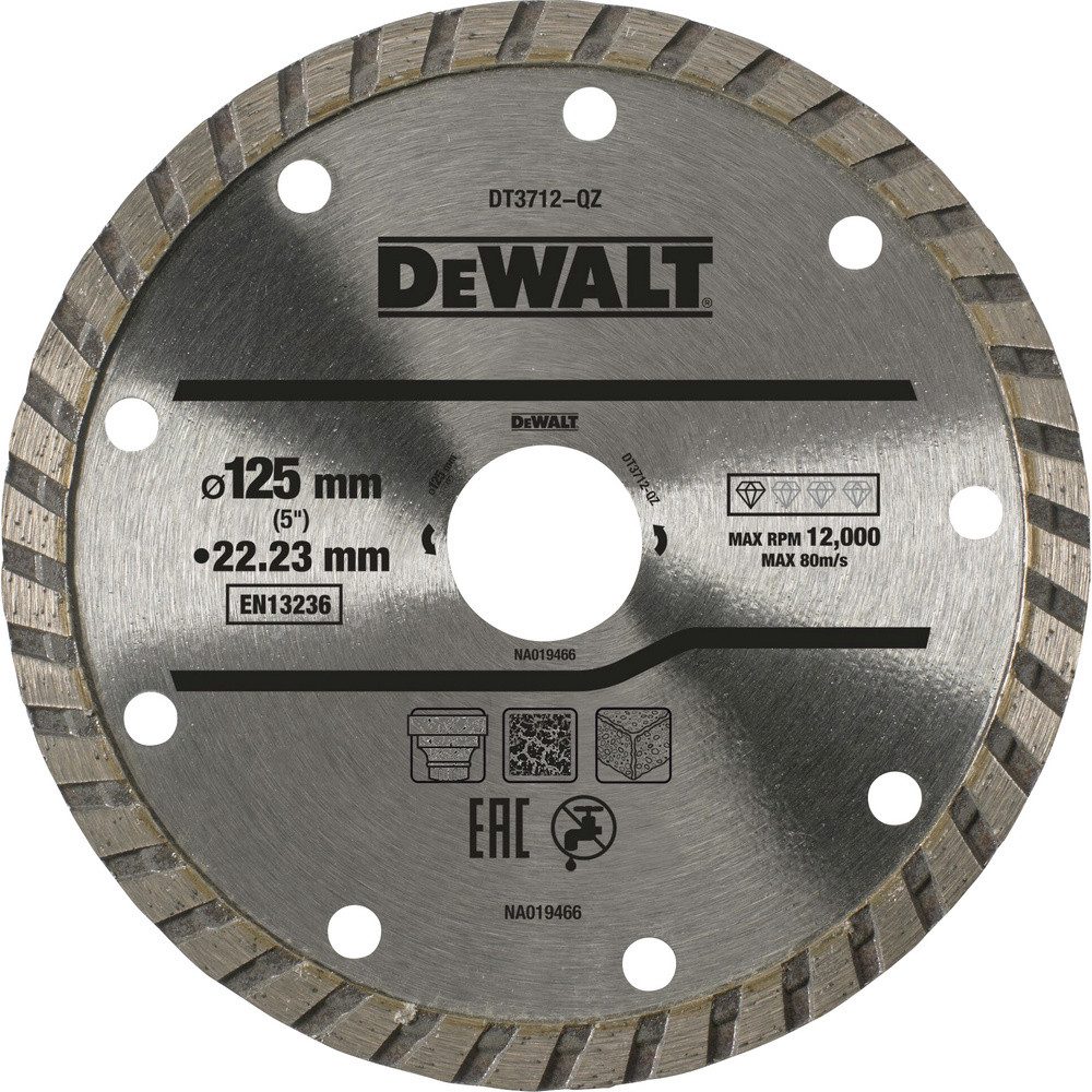DeWalt Diamanttrennscheibe DEWALT DT3712-QZ Diamanttrennscheibe 1 St.