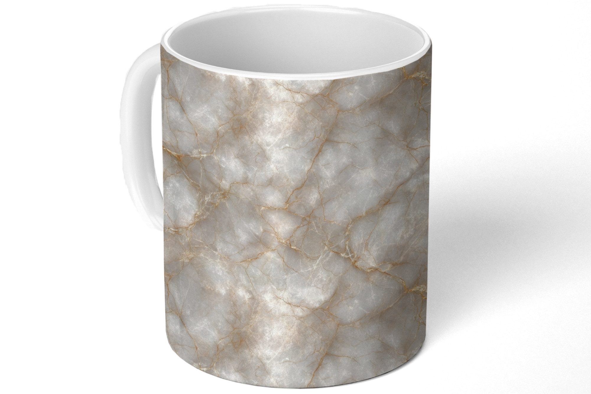 Tasse Sandfarben - Marmor - Naturstein