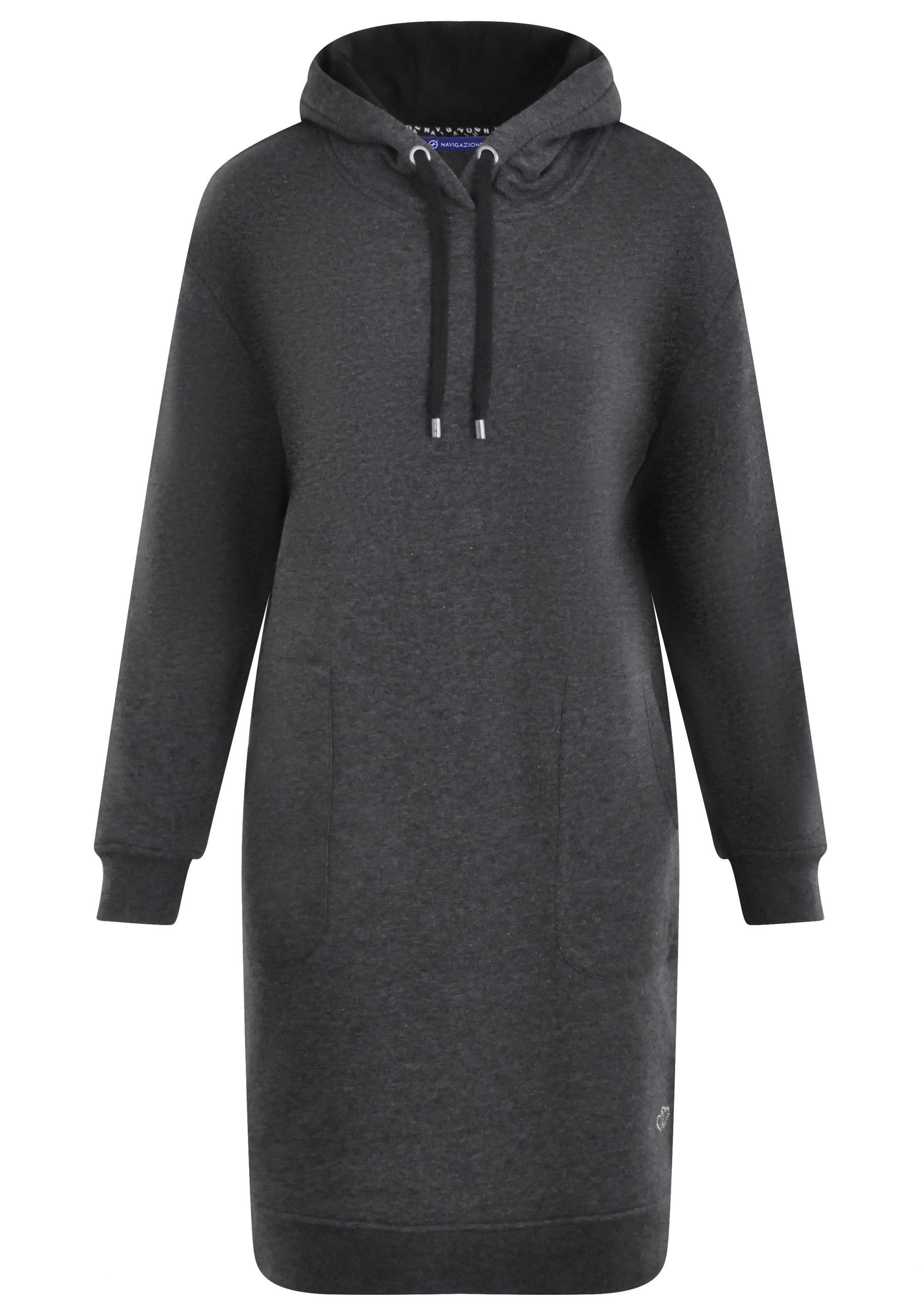 NAVIGAZIONE Sweatkleid mit Flock-Print