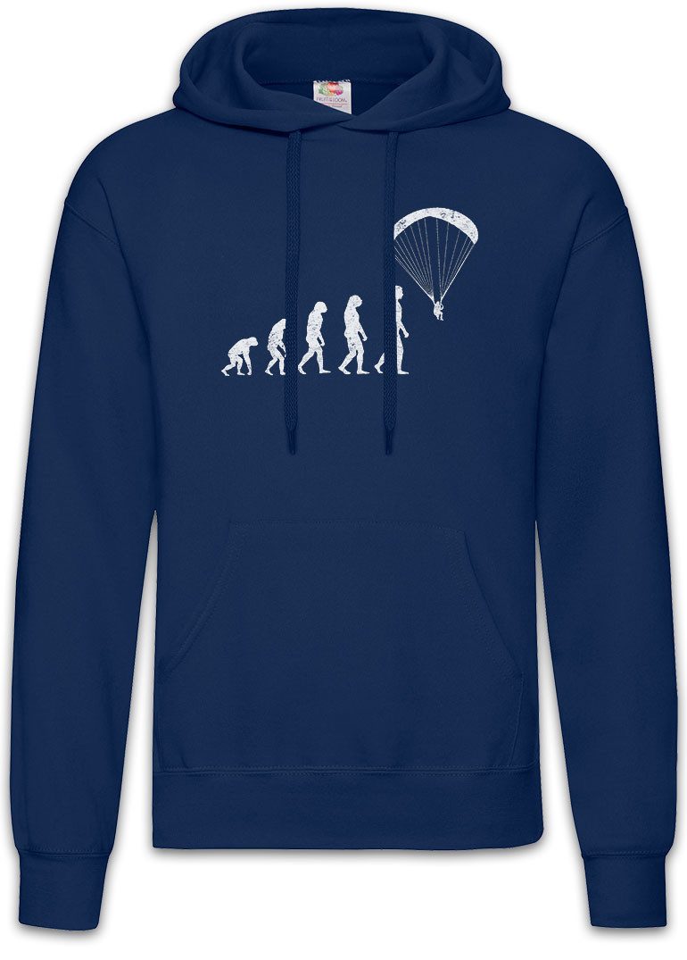 Hoodie Paragliding Evolution Herren Hoodie Charles Sport Darwin Fallschirm