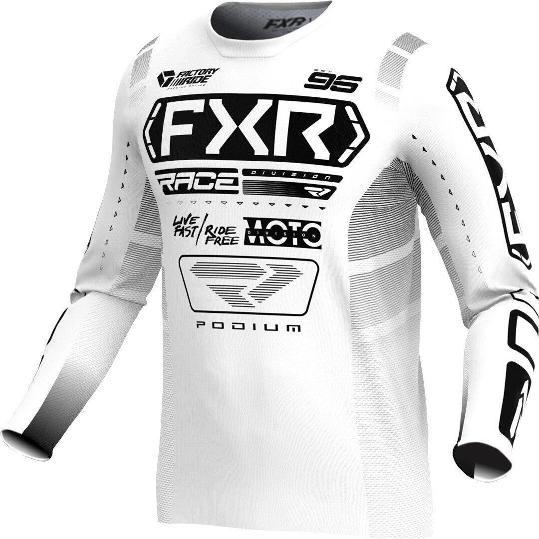 FXR Motorradhandschuhe Podium 2025 Jugend Motocross Jersey Atmungsaktiv