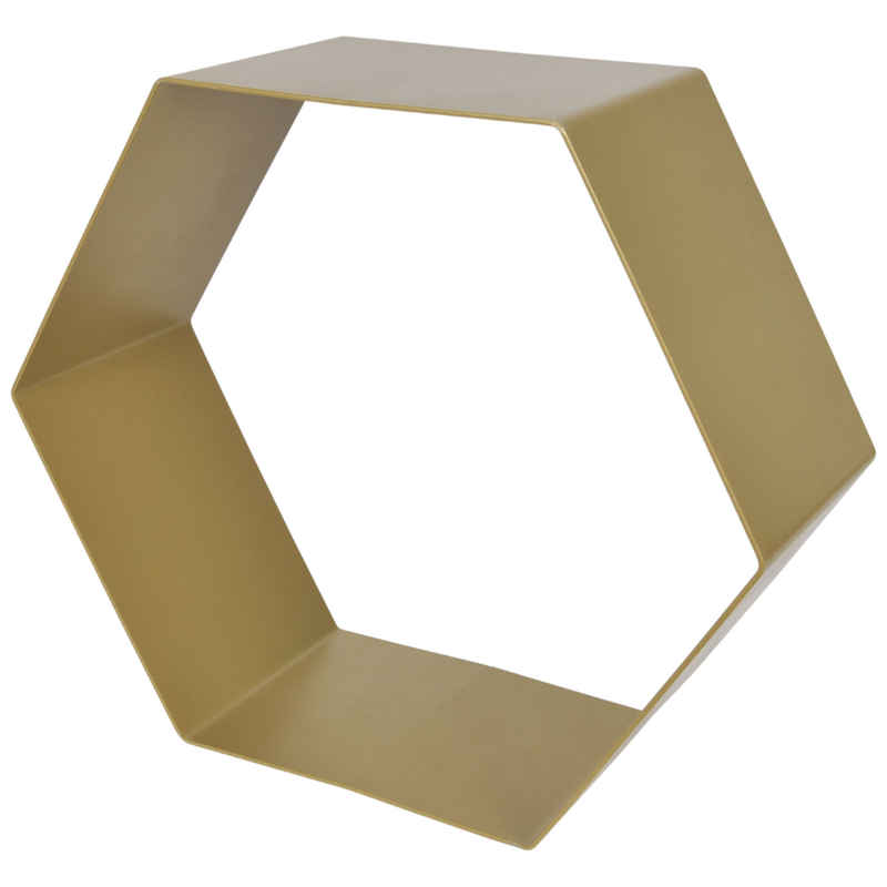 Duraline Regalwürfel Metallregal "Hexagon", Cube, Dekoregal, Sechseck, Wandregal